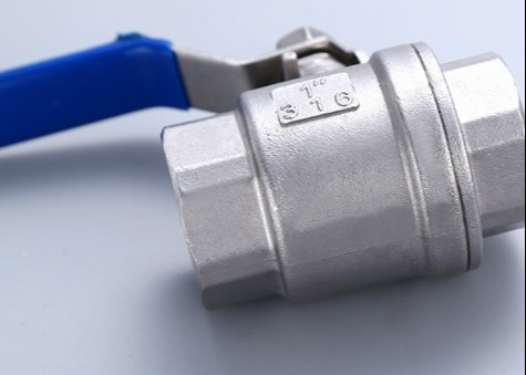 1/2 Inch SS304 2pc Stainless Steel Ball Valve Industrial Control Valves